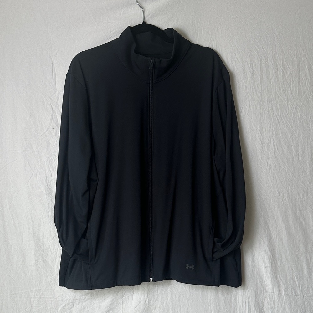 Under Armour Midnight Black Zip-Up Jacket